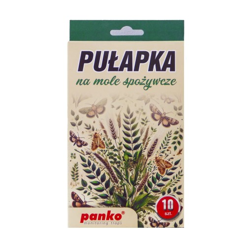 Pułapka na mole spożywcze kuchenne panko, ekologiczna, naklejana (10 szt.)