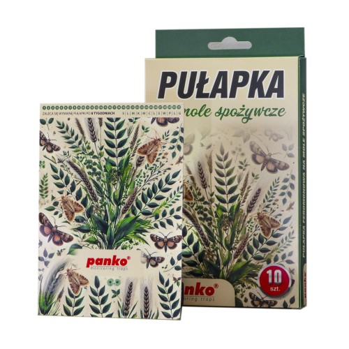 Pułapka na mole spożywcze kuchenne panko, ekologiczna, naklejana (10 szt.)