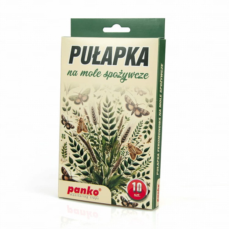 Pułapka na mole spożywcze kuchenne panko, ekologiczna, naklejana (10 szt.)
