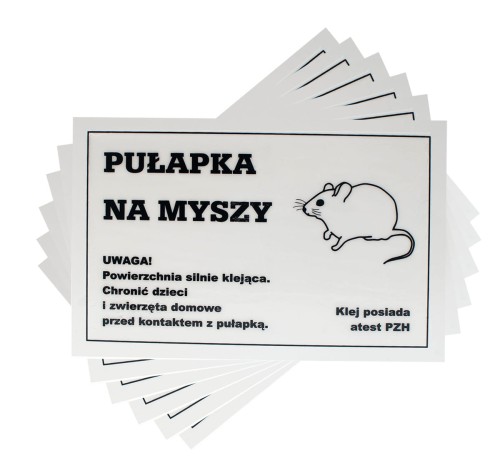 Zestaw pułapek na myszy dla barów, restauracji - 10 sztuk - panko GASTRO.
