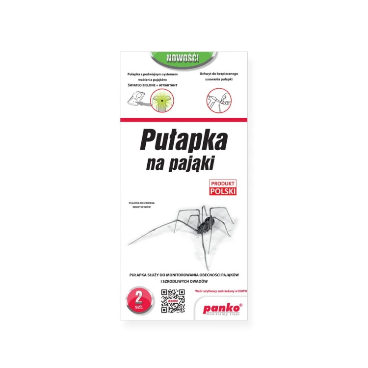Pułapka na pająki panko, ekologiczna, bezpieczna.