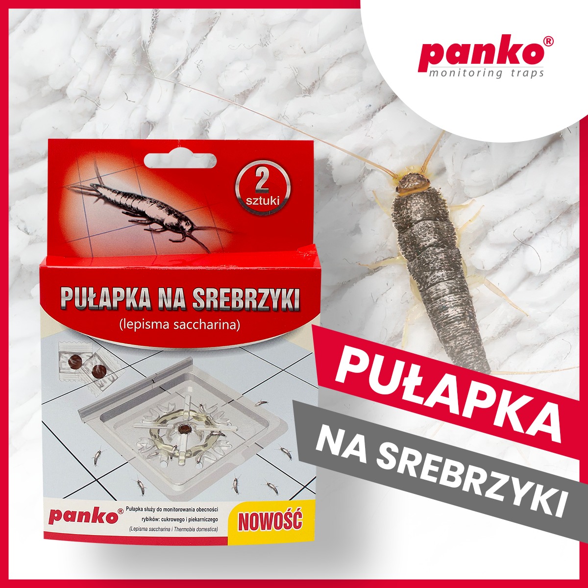 Pułapka panko na srebrzyki i rybiki