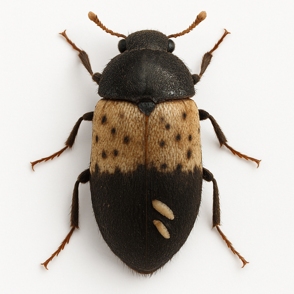 Skórnik słoniniec (Dermestes lardarius)