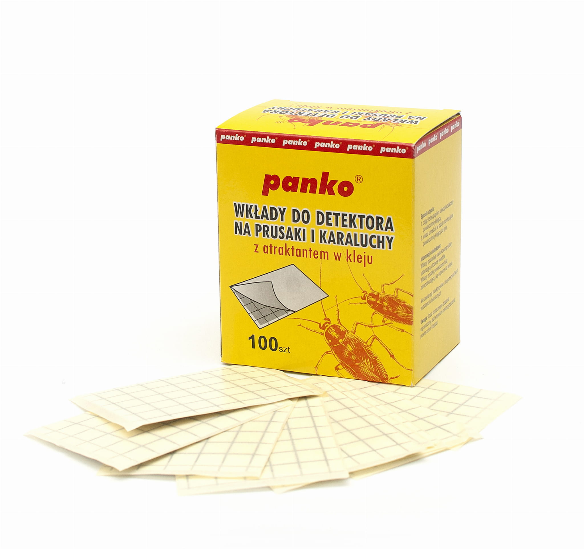 Wkłady do detektora panko® INSECT MONITOR na prusaki i karaluchy (100 szt.)