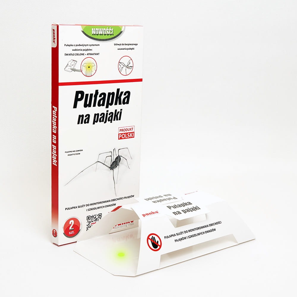 Pułapka panko® na pająki z podwójnym systemem wabienia (zestaw 2 szt.)